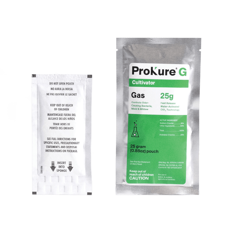 Prokure G Fast Release Gas - Controls odor-causing Bacteria, Mold and Mildew