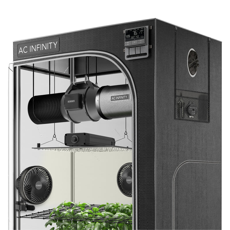 Ac infinity Advance Grow Tent system - Complete KIT | 4 x 4 Ft | 4-Plant Kit