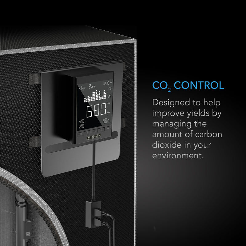 AC Infinity CO2 Controller - Smart Monitor for CO2 Regulators and Inline Fans
