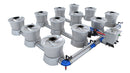 Alien Hydroponics V-System 12 Pot 2 Row Kit