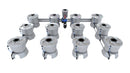 Alien Hydroponics V-System 12 Pot 2 Row Kit