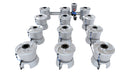 Alien Hydroponics V-System 12 Pot 3 Row Kit