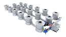 Alien Hydroponics V-System 18 Pot 3 Row Kit