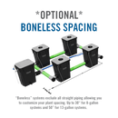 Under Current 8– RDWC System – 8 Gallon, 18″ Spacing | 8 Site - 2 Row