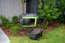 Riverstone 48 Gallon Geared Two Compartment Compost Tumbler + Cart