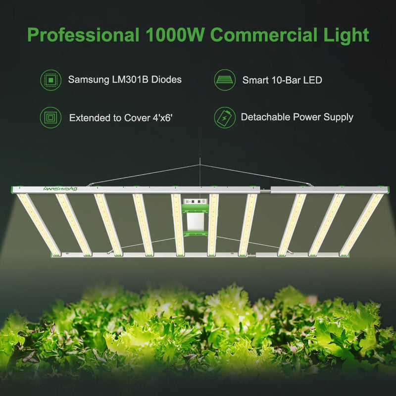 Mars Hydro FC 1000W Smart Led Grow Light Samsung LM301B Scalable CO2 Commercial Lamp_4
