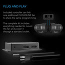 CLOUDLINE PRO T10 - 10 Inch Inline Duct Fan System with Controller